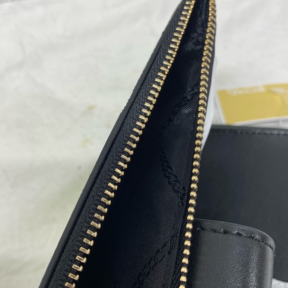 Michael Kors Continental Wristlet Wallet Logo Monogram Neon Striped NWT - Picture 11 of 14